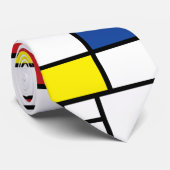 Mondriaan minimalist Geometric de Stijl Modern Art Stropdas (Opgerold)