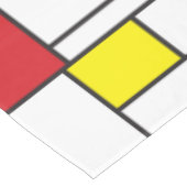 Mondriaan minimalist Geometric de Stijl Modern Art Tafelkleed (Gekanteld)
