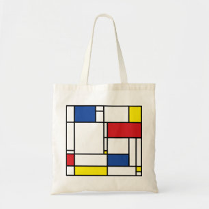Mondriaan minimalist Geometric de Stijl Modern Art Tote Bag