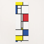 Mondriaan minimalist Geometric de Stijl Modern Art Yogamat (Voorkant)