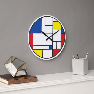 Mondriaan Minimalistische Geometrische De Stijl Mo Grote Klok