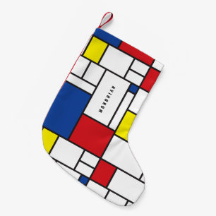 Mondriaan Minimalistische Geometrische De Stijl Mo Kleine Kerstsok