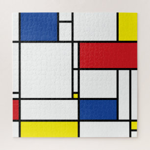 Mondriaan Minimalistische Geometrische De Stijl Mo Legpuzzel