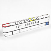 Mondriaan Minimalistische Geometrische De Stijl Mo Naambordje