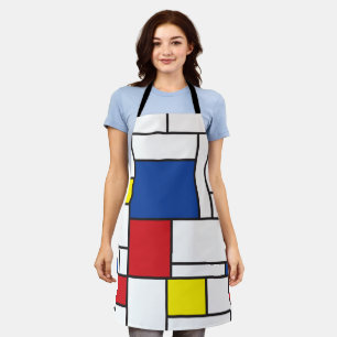 Mondriaan Minimalistische Geometrische De Stijl Mo Schort