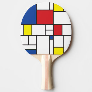 Mondriaan Minimalistische Geometrische De Stijl Mo Tafeltennisbatje