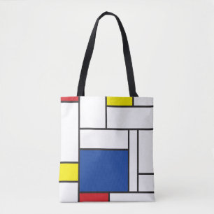 Mondriaan Minimalistische Geometrische De Stijl Mo Tote Bag