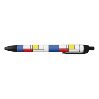 Mondriaan Minimalistische Geometrische De Stijl Mo Zwarte Inkt Pen