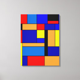 Mondriaan nr. 2 canvas afdruk