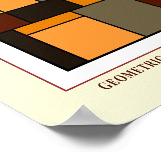 Mondriaan nr. 71 EP-Poster Poster (Hoek)