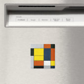 Mondriaan - nr. VI, samenstelling nr. II Magneet (Insitu (Vaatwasser))