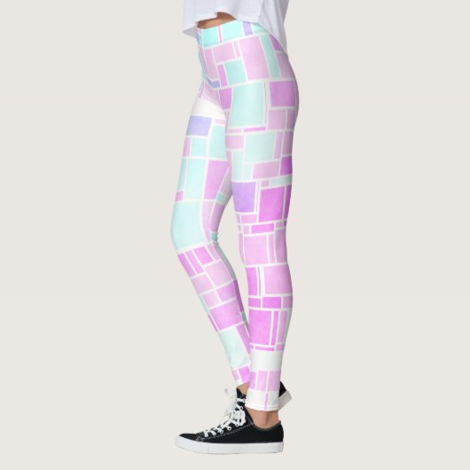 Mondriaan Pastel 2 Leggings (Links)