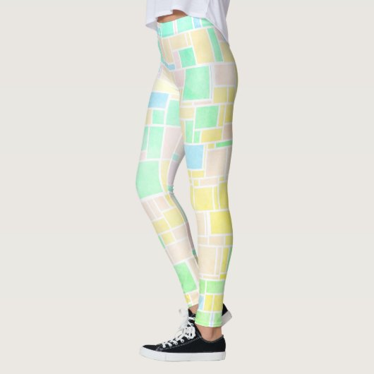 Mondriaan Pastel 3 Leggings (Links)