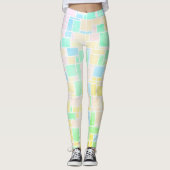 Mondriaan Pastel 3 Leggings (Voorkant)