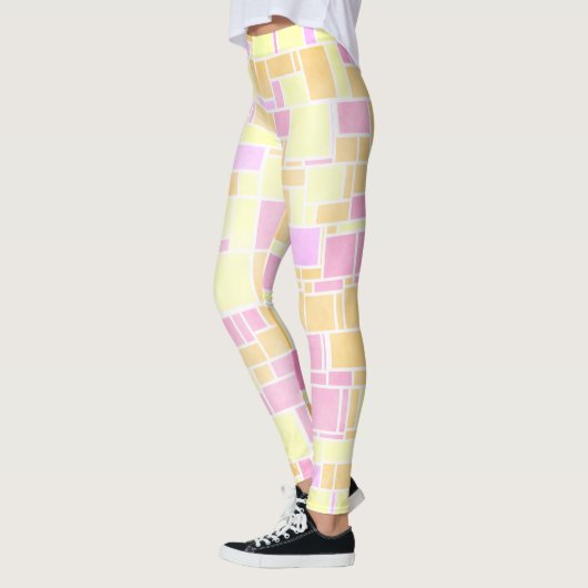 Mondriaan Pastel 4 Leggings (Links)