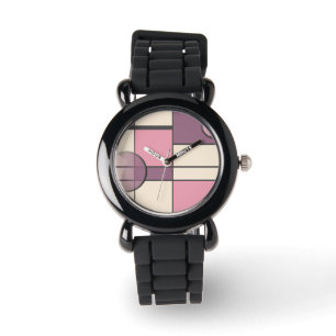 Mondriaan & Pastell Horloge