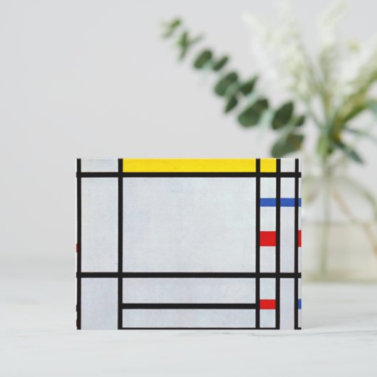Mondriaan - Plaats van de Concorde Briefkaart (Staand voorkant)