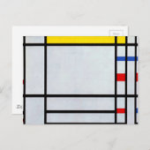 Mondriaan - Plaats van de Concorde Briefkaart (Voorkant / Achterkant)