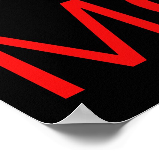 Mondriaan Poster (Hoek)