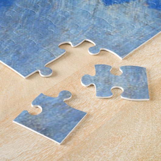 Mondriaan - Red Chrysanthemum Legpuzzel (Zijkant)