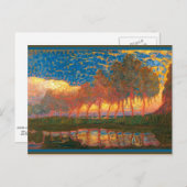Mondriaan - Row van de Elf Poplars Briefkaart (Voorkant / Achterkant)