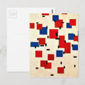 Mondriaan - Samenstelling in kleur A Briefkaart (Voorkant / Achterkant)