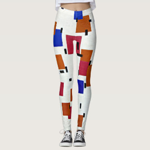 Mondriaan - Samenstelling in kleur A Leggings