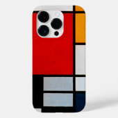 Mondriaan - Samenstelling met grote rode vliegtuig Case-Mate iPhone Case (Achterkant)