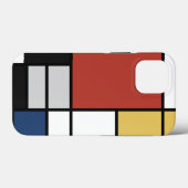 Mondriaan schilderend rood vlak Geel zwart Geel Bl Case-Mate iPhone Case (Achterkant (horizontaal))