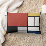 Mondriaan schilderend rood vlak Geel zwart Geel Bl Kussen<br><div class="desc">De samenstelling met Large Red Plane, Yellow, Black, Grey en Blue Piet Mondrian begon de definitieve abstracte schilderijen te creëer in de jaren 20 waarvoor hij het meest bekend staat. Hij hield zijn palet beperkt tot wit, zwart en grijs naast de drie primaire kleuren, rood, geel en blauw. Zijn samenstellingen...</div>