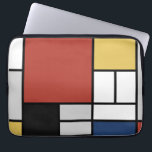 Mondriaan schilderend rood vlak Geel zwart Geel Bl Laptop Sleeve<br><div class="desc">De samenstelling met Large Red Plane, Yellow, Black, Grey en Blue Piet Mondrian begon de definitieve abstracte schilderijen te creëer in de jaren 20 waarvoor hij het meest bekend staat. Hij hield zijn palet beperkt tot wit, zwart en grijs naast de drie primaire kleuren, rood, geel en blauw. Zijn samenstellingen...</div>