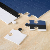 Mondriaan schilderend rood vlak Geel zwart Geel Bl Legpuzzel (Zijkant)