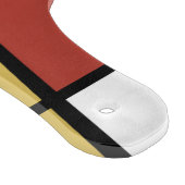 Mondriaan schilderend rood vlak Geel zwart Geel Bl Snijplank (Hoek)