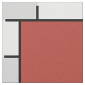 Mondriaan schilderend rood vlak Geel zwart Geel Bl Stof (Close Up)