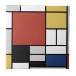 Mondriaan schilderend rood vlak Geel zwart Geel Bl Tegeltje<br><div class="desc">De samenstelling met Large Red Plane, Yellow, Black, Grey en Blue Piet Mondrian begon de definitieve abstracte schilderijen te creëer in de jaren 20 waarvoor hij het meest bekend staat. Hij hield zijn palet beperkt tot wit, zwart en grijs naast de drie primaire kleuren, rood, geel en blauw. Zijn samenstellingen...</div>