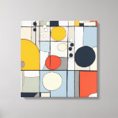 "Mondriaan-stijl canvas art 2" (Voorkant)