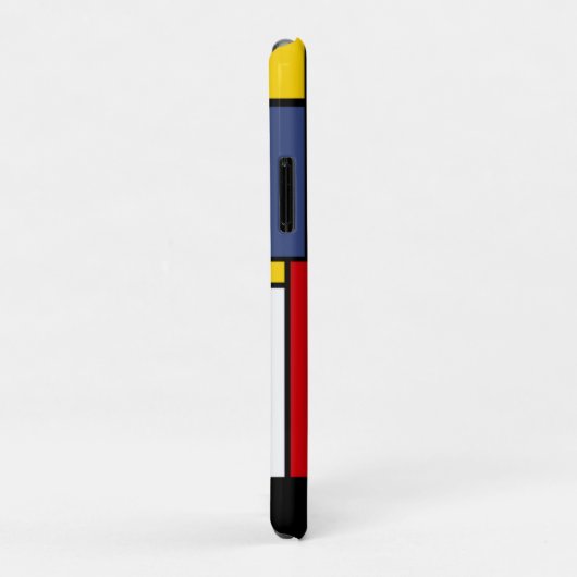 Mondriaan Stijl Modern Abstract Kunstontwerp Case-Mate iPhone Case (Achterkant/rechts)