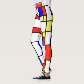Mondriaan Stijlnieuwe Kunst Leggings (Links)