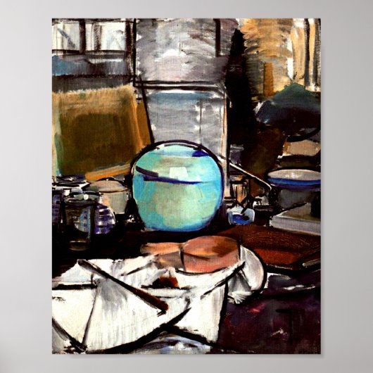 Mondriaan - Stilleven met Gingerpot Poster (Voorkant)