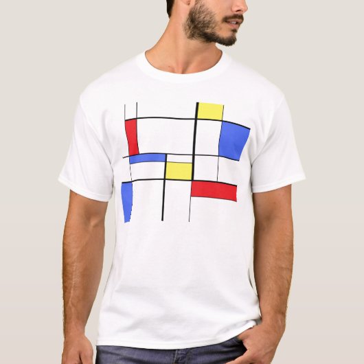 mondriaan t-shirt (Voorkant)