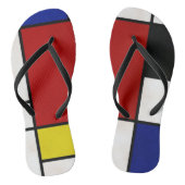 Mondriaan Teenslipper Teenslippers (Voetbed)