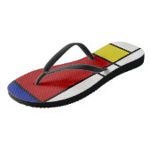 Mondriaan Teenslipper Teenslippers (Schuin)