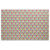 Mondriaan thema Fabric Stof (Yard (91,4 cm))