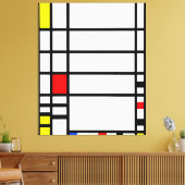 MONDRIAAN - TRAFALGAR PLEIN - 1939-1943 - De Stijl Canvas Afdruk (Insitu (Woonkamer))