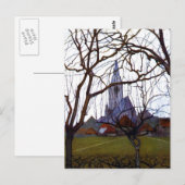 Mondriaan - Village Church Briefkaart (Voorkant / Achterkant)