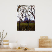 Mondriaan - Village Church Poster (Keuken)