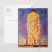 Mondriaan, vuurtoren in Westkapelle Briefkaart (Voorkant / Achterkant)