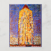 Mondriaan, vuurtoren in Westkapelle Briefkaart (Voorkant)