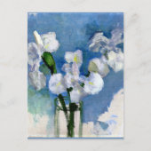 Mondriaan - Witte Irises Briefkaart (Voorkant)