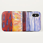 Mondriaan - Zee na zonsondergang, kleurrijk schild Case-Mate iPhone Case (Achterkant (horizontaal))